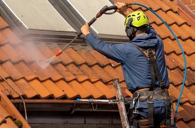 Démoussage et hydrofuge de toiture à Berson